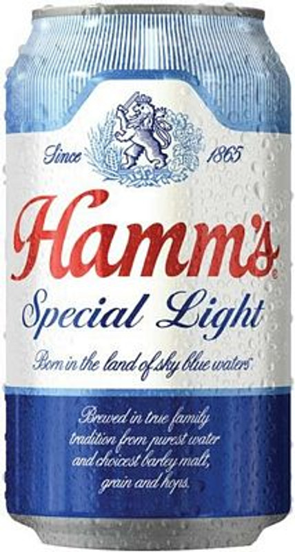 h special light beer can
