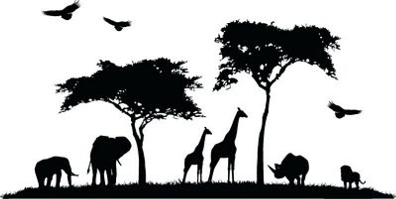 African Animal Decal 40