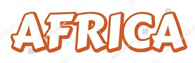 African Die Cut Vinyl Decal 9