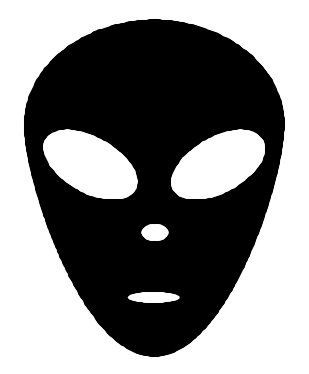 Alien Face Sticker