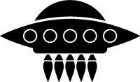 spaceship sticker decal 49