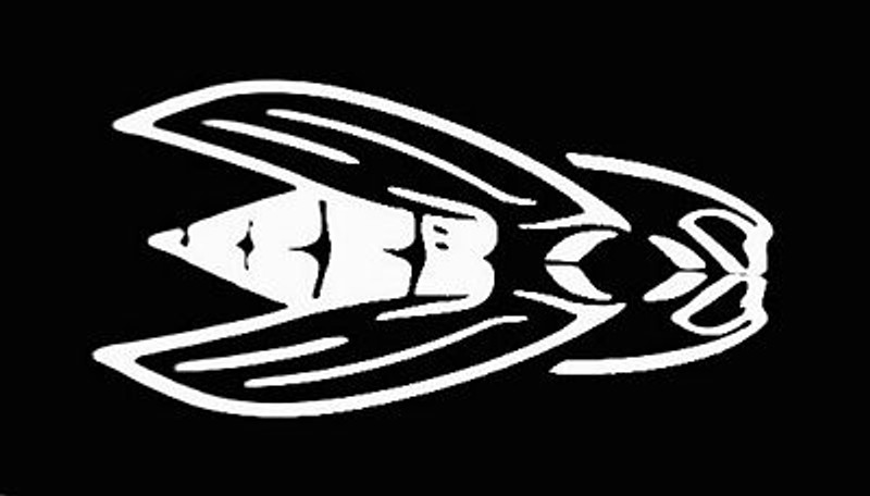 1970 DODGE YELLOW JACKET LOGO DIECUT DECAL RIGHT