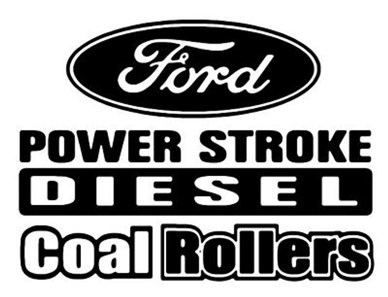 Power Stroke Coal Rollers 3 Vinyl Car Decal