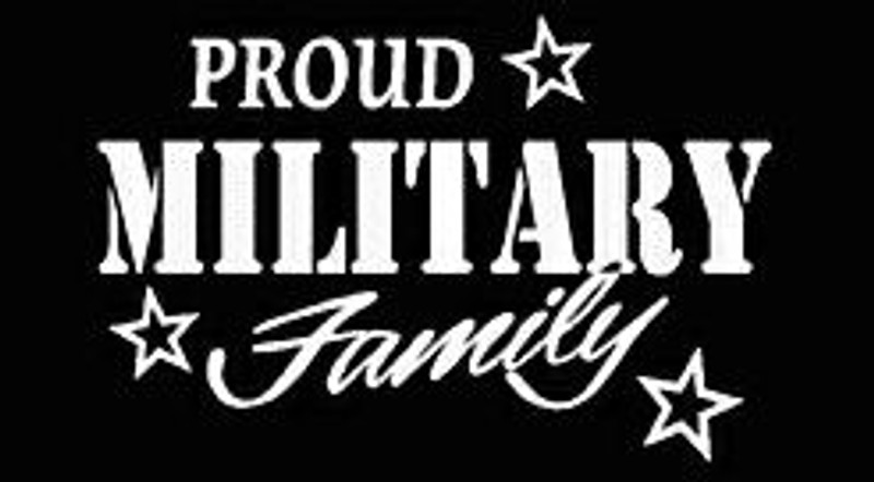 PROUD Military Stickers MILITARY FAMILY