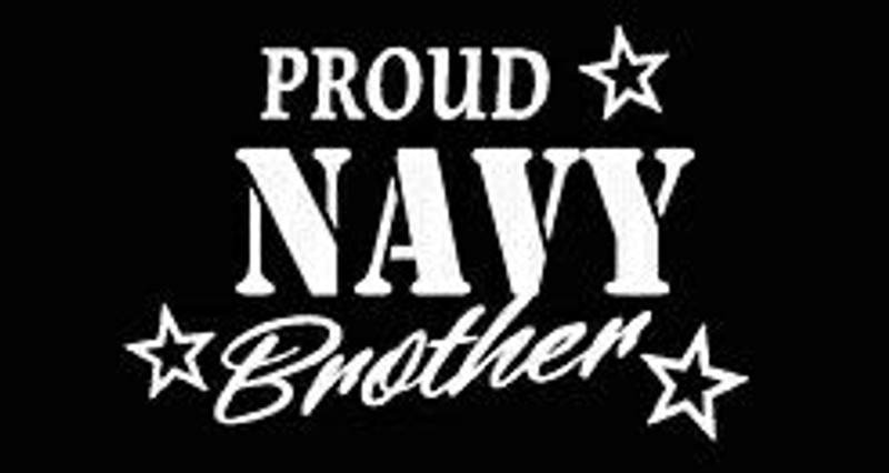 PROUD Military Stickers NAVY BROTHER