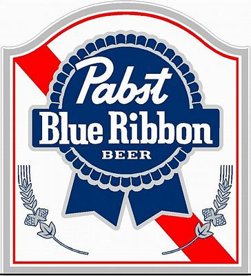 Pabst Blue Ribbon Beer Label 3
