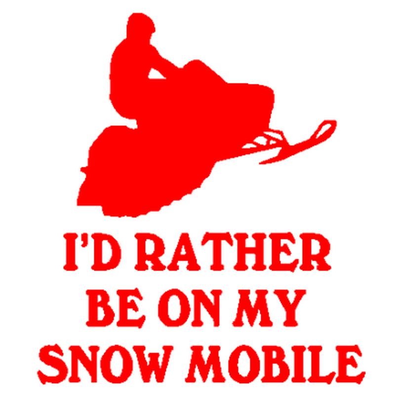 Snowmobile Decal 536