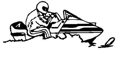 Snowmobile Decal 822D