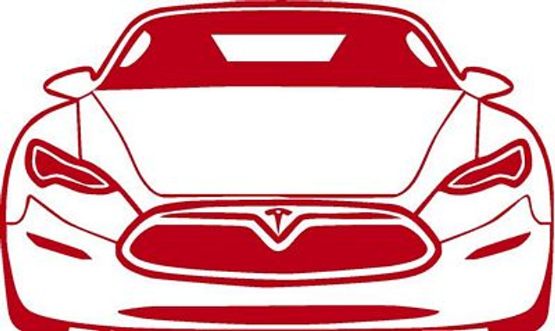 TESLA CAR OUTLINES 2
