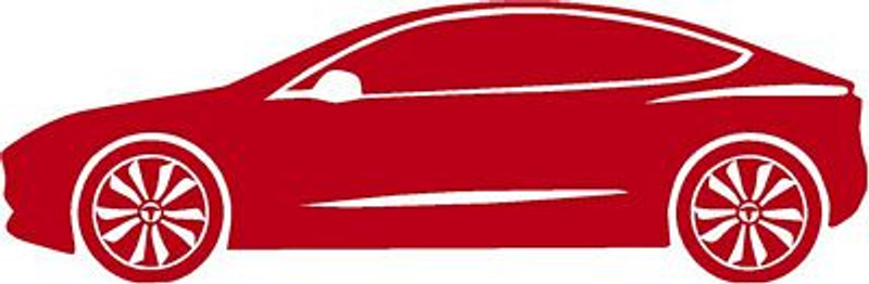 TESLA CAR OUTLINES 6