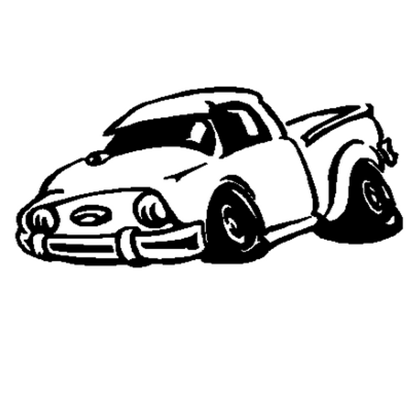 Old Truck vinyl decal 456