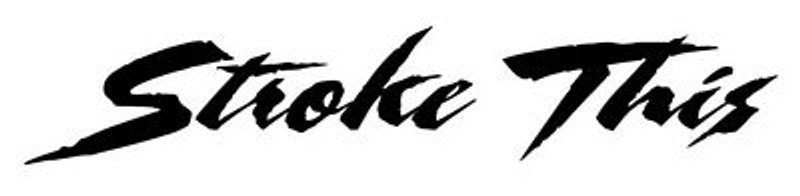 Stroke This Trucker Decal PAIR