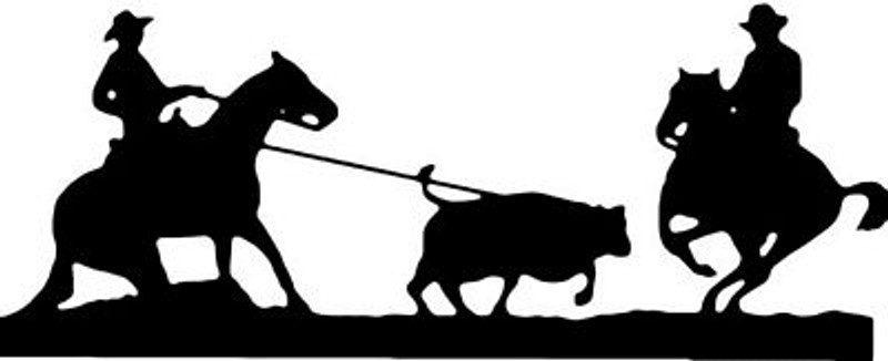 Cowboy Round Up 3 Decal