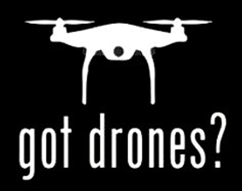 got drones die cut decal