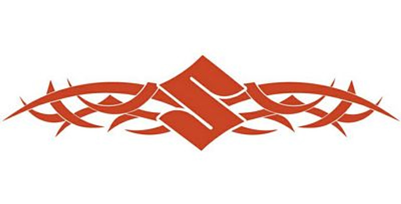 Suzuki Tribal Back Window Graphic