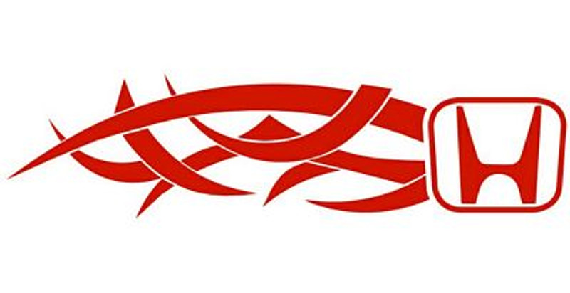 Honda Tribal Mirrored Pair