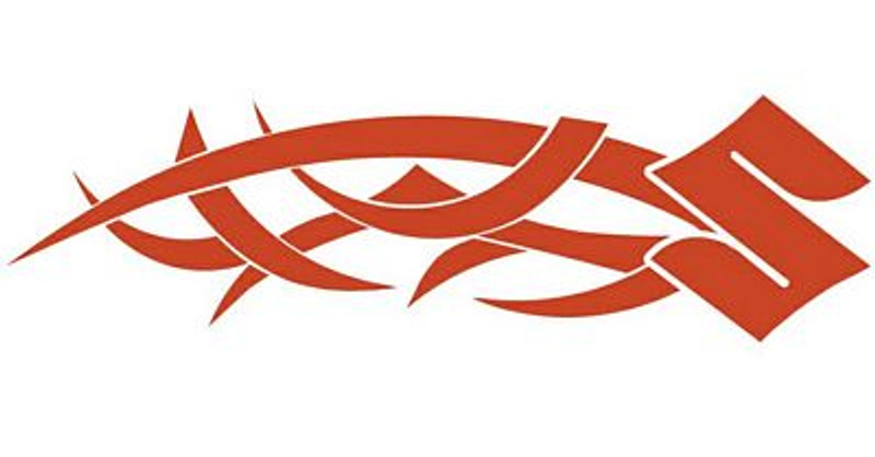 Suzuki Tribal Mirrored Pair