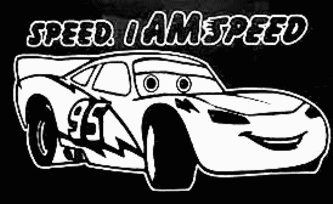 Cars Lighting Decal Sticker