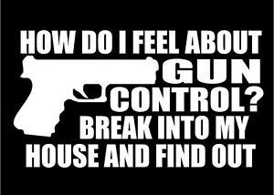 how do i feel about cun control sticker