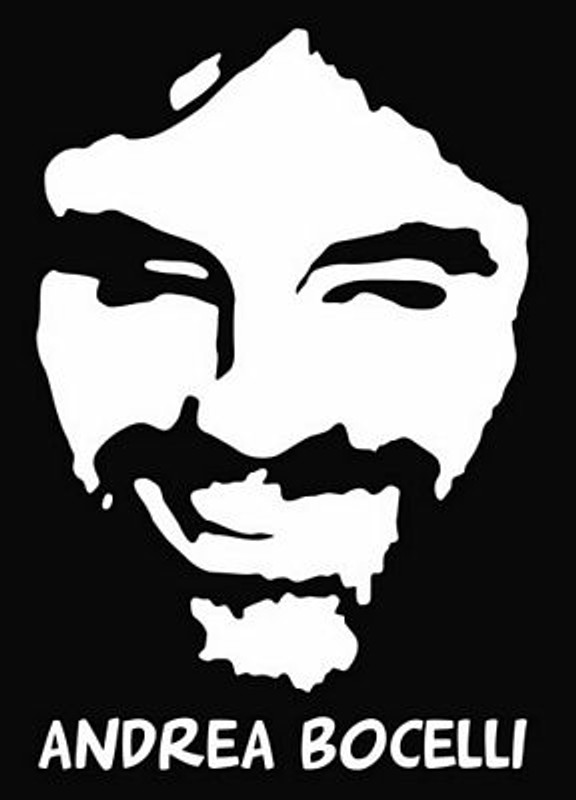 Andrea Bocelli Vinyl Decal Sticker