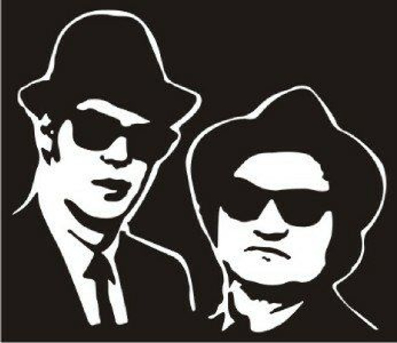 Blues Brothers Decal 1