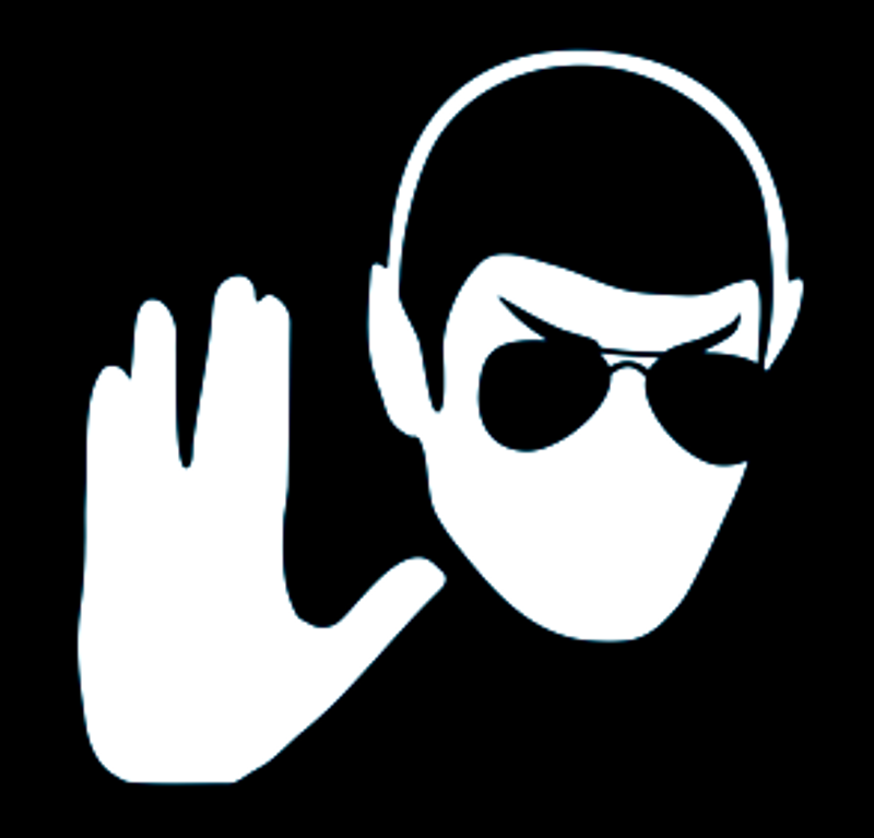SPOCK sticker
