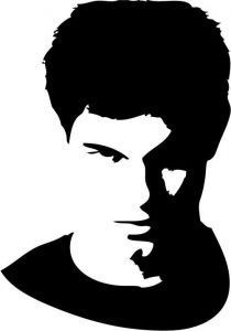 Twilight Jacob Head Die Cut Vinyl Decal