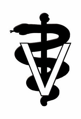 Veterinary Technician caduceus decal