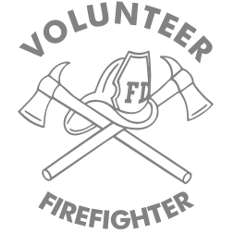 Volunteer Firefighter Decal 5