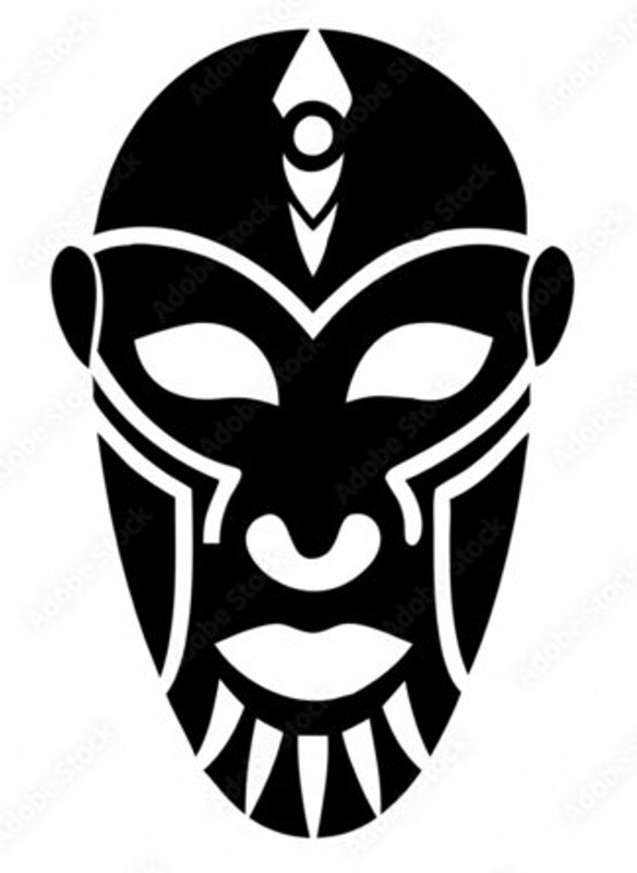 INDIAN MASK DECAL 1
