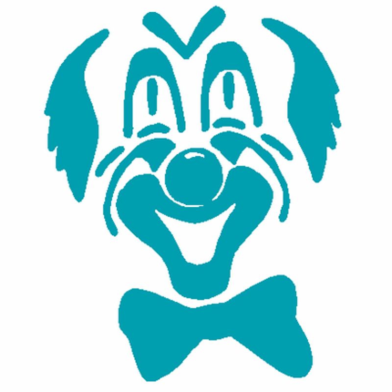 Clown Face decal 526