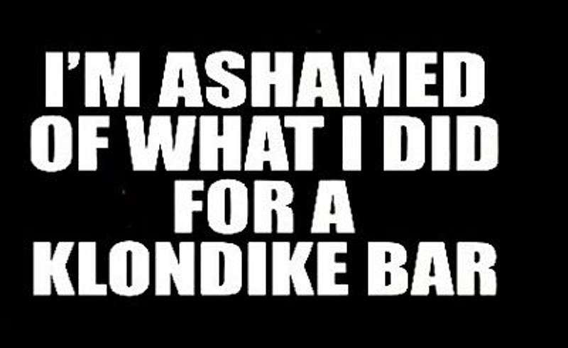 Klondike Bar Funny Die Cut Decal