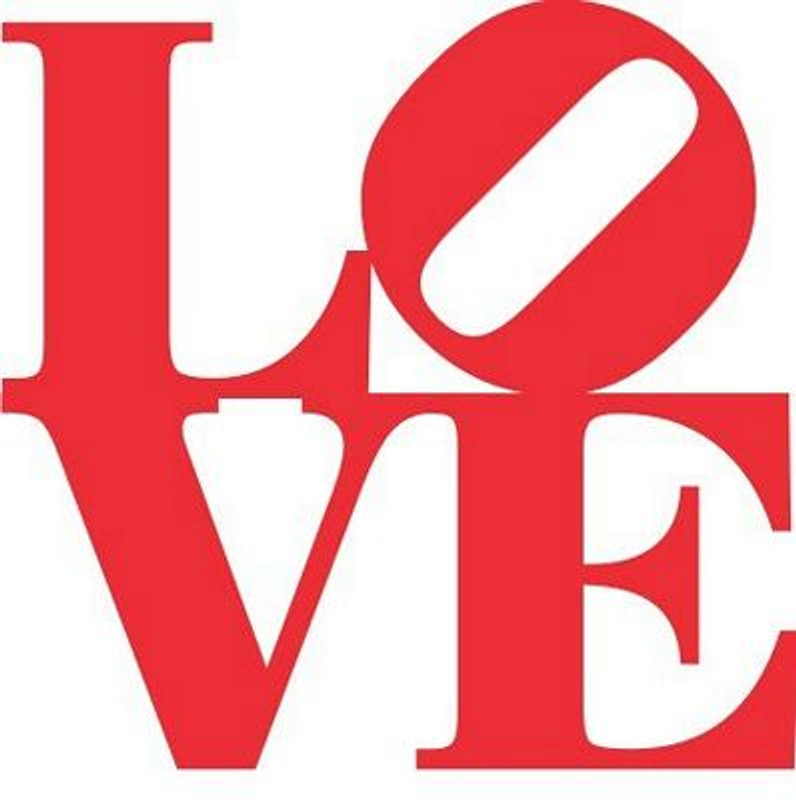 LOVE car sticker decal
