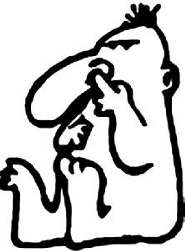Nose Picker Sticker