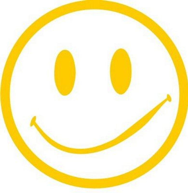 smiley face car decal 7