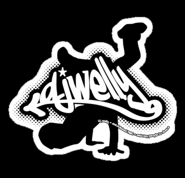 DJ Welly Breaker Logo music decal