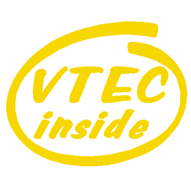 Vtec inside decal 285
