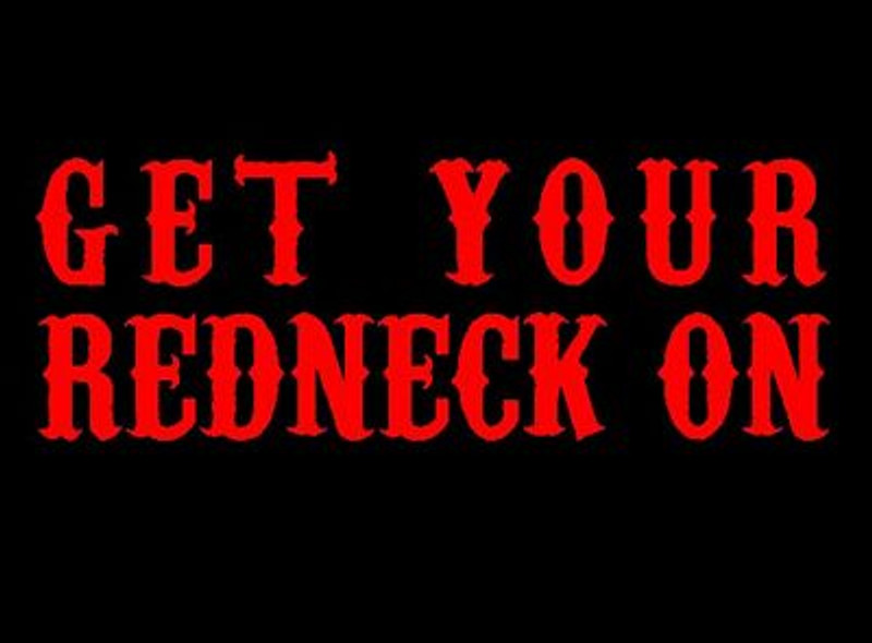 get your redneck on die cut decal get your redneck on die cut decal