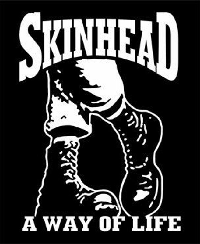 skinhead way of life diecut decal