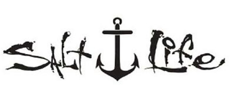 SALT LIFE anchor water life hawiaan CAR DECAL