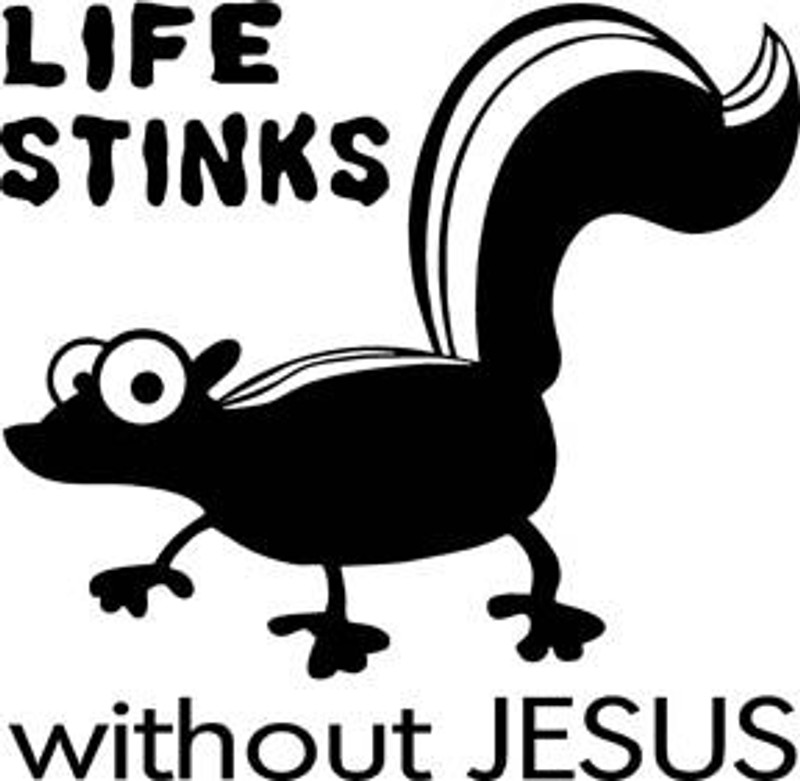 Life Stinks Decal 1879