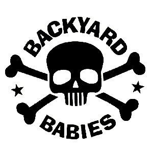 backyard Babies Skull Die Cut Vinyl