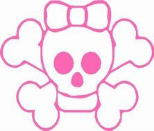 Skull Decal Sticker 3939