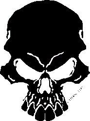 Skull Vinyl Decal Sticker 14
