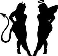 Heavy Devil Angel babes Decal
