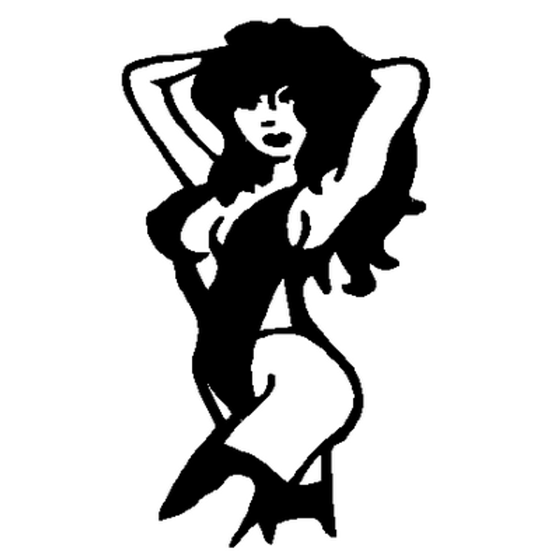 Sexy Hot Chick decal 684