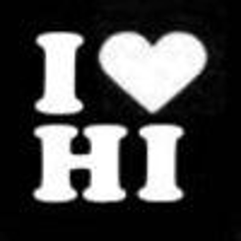 Hawaii Love Decal
