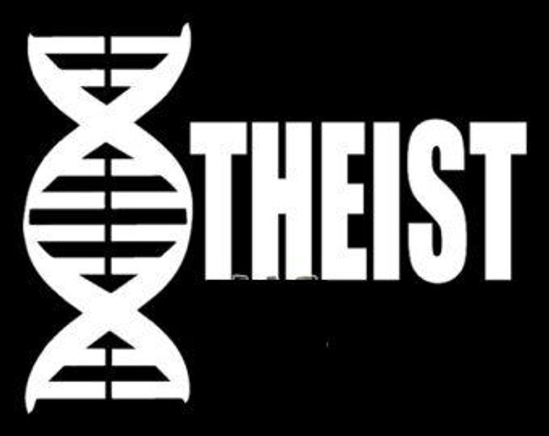 DNA ATHEIST DIE CUT DECAL
