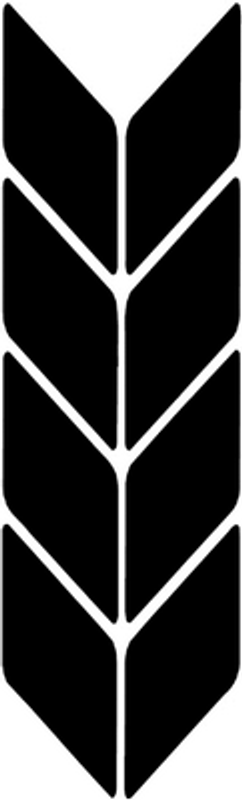 Agriculture Crops Farming WHEAT DECALS PAIR