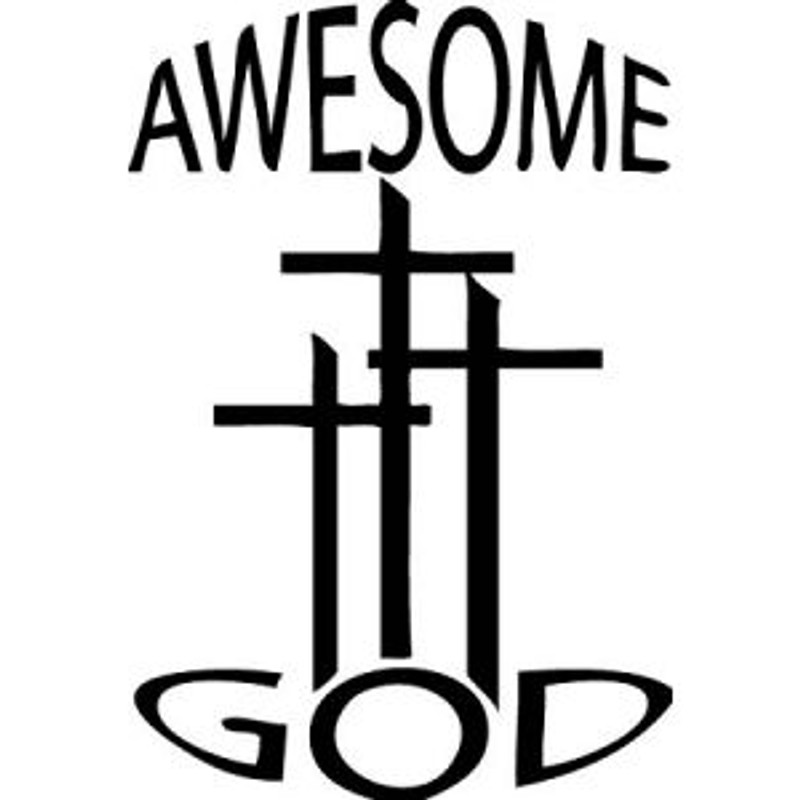 Cross Window or Wall Decal 1 Cross Window or Wall Decal 1